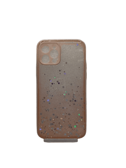 قاب گوشی آیفون شفاف اکلیلی صورتی