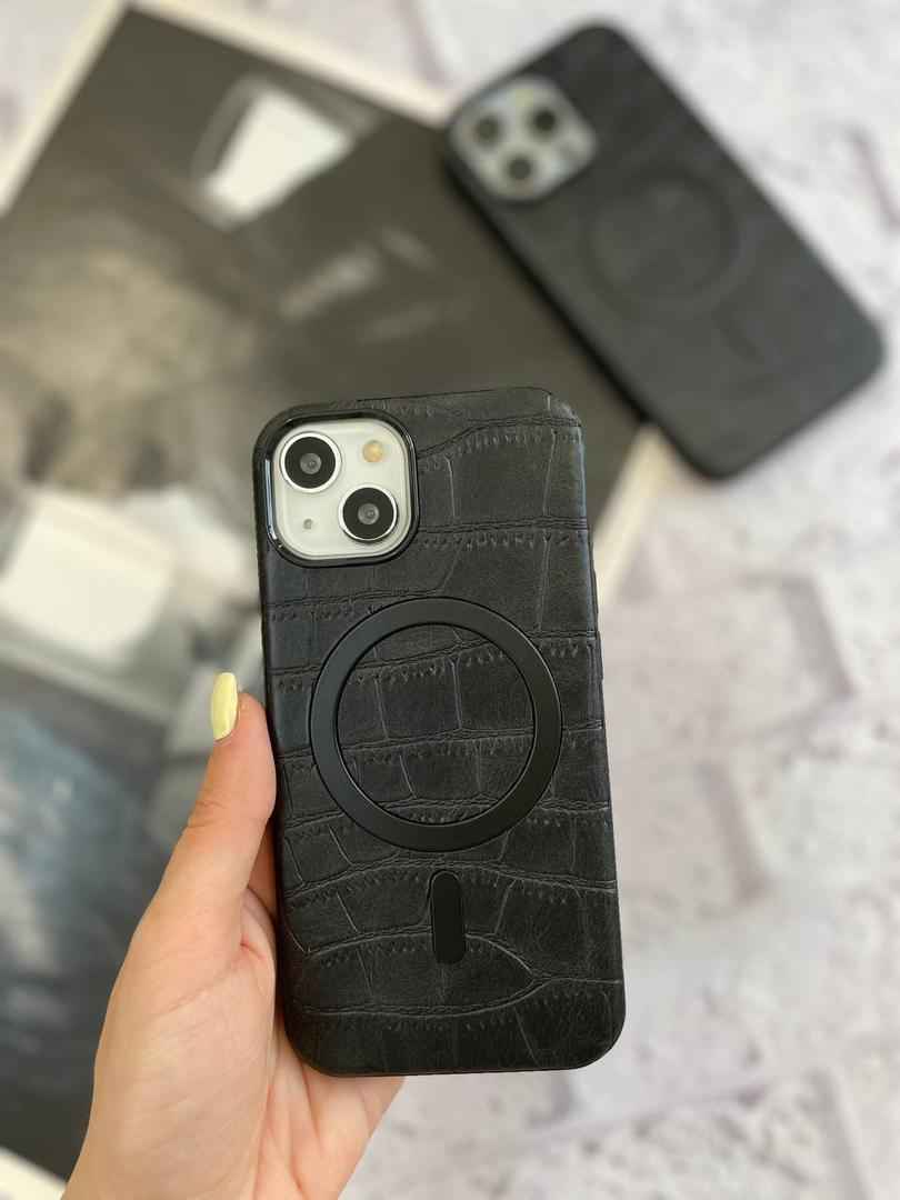 قاب گوشی آیفون مگسیف طرح پوست کروکودیل