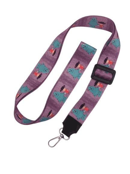 بند موبایل گردنی با طرح کارخانه هیولاها