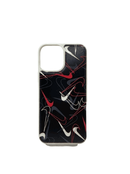 قاب گوشی موبایل، مناسب برای آیفون، طرح نایک، رنگ مشکی