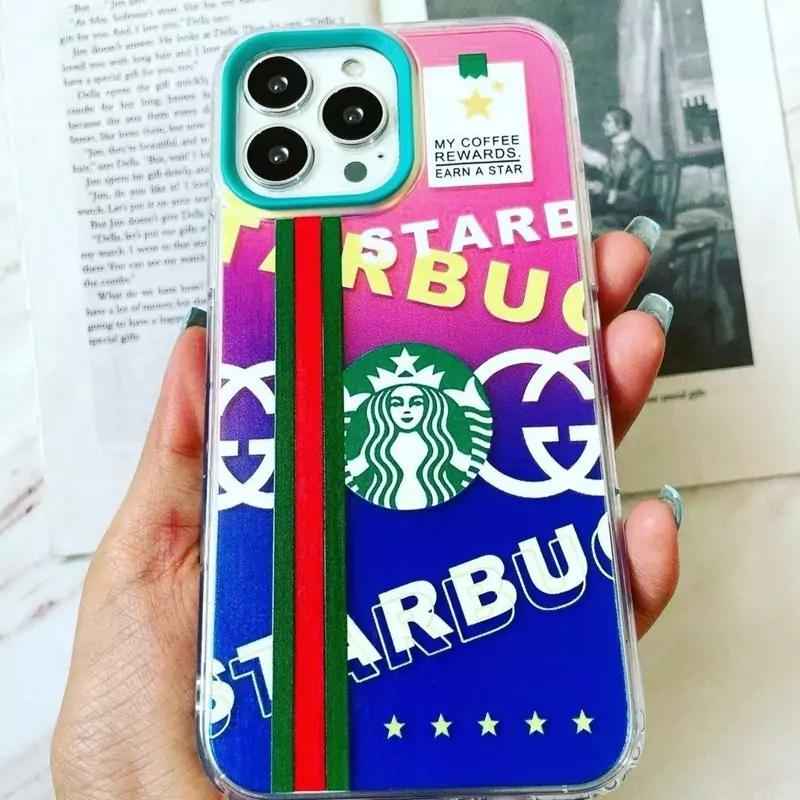 قاب گوشی آیفون طرح استارباکس