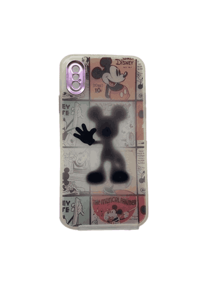 قاب گوشی آیفون طرح سایه میکی موس